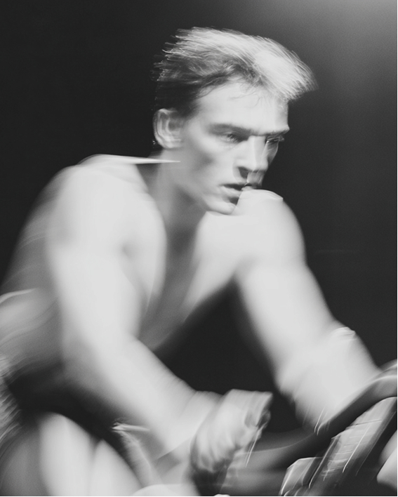 Black and white portrait used in OffStage campaign artwork