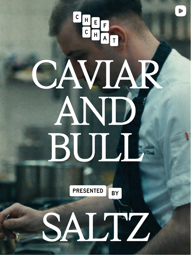 Saltz Caviar and Bull campaign artwork