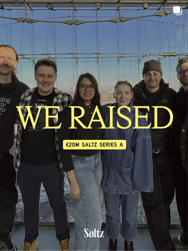 Saltz fundraising announcement artwork