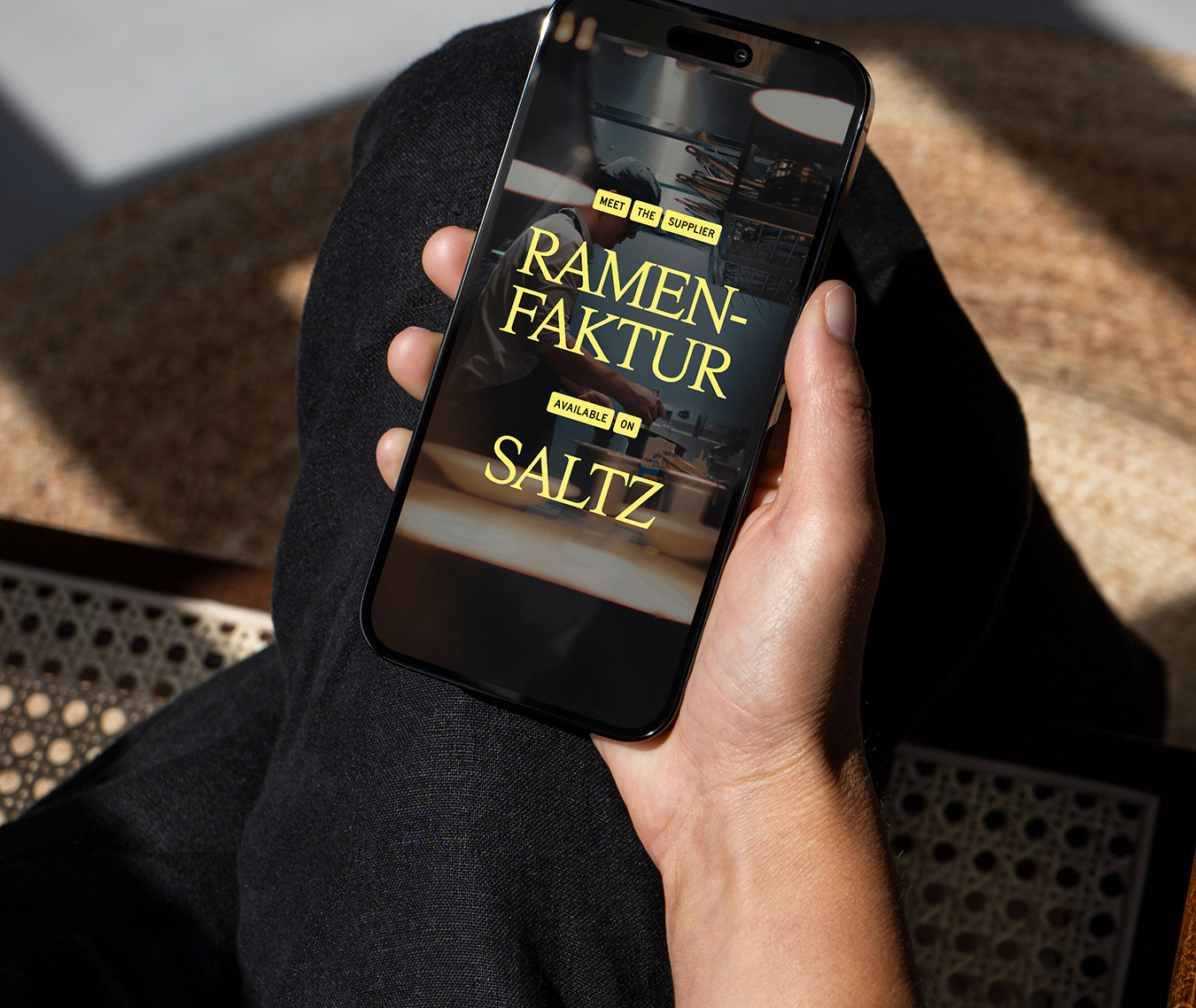 Saltz Ramen-Faktur campaign artwork